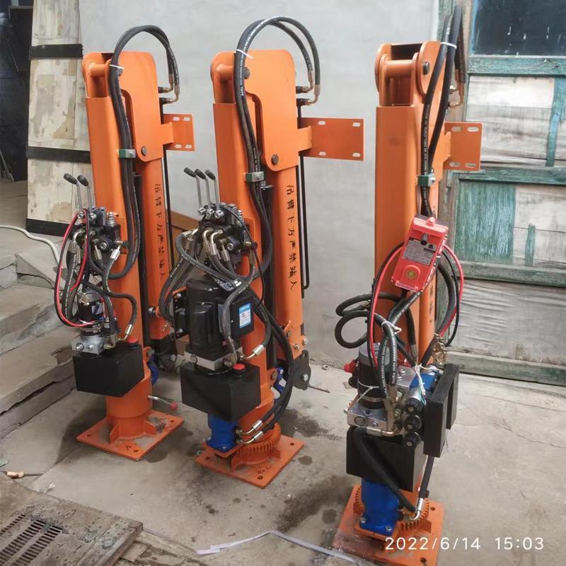 凤泉区重汽蓝牌随车吊 3.2吨 国六动力强 液压驱动 农用自卸起重机